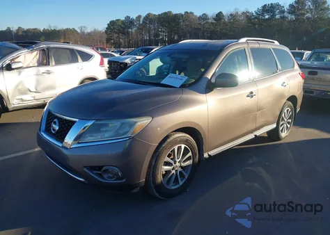 2013 Nissan Pathfinder Sv из США, поврежденный, VIN 5N1AR2MN1DC686657